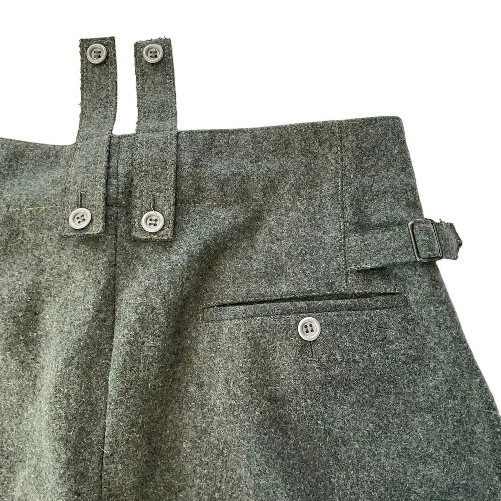 WWII German M43 Field Wool Trousers Pants Men’s 34” Waist WW2 - Picture 8 of 13